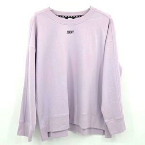 DKNY Pullover Sweatshirt Womens Size XXL Lavender Purple  Athletic Workout Gym